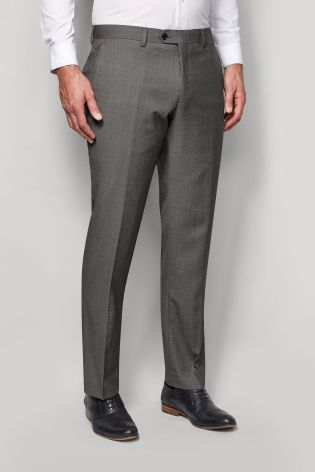 Signature Italian Wool Suit: Tailored Fit Trousers